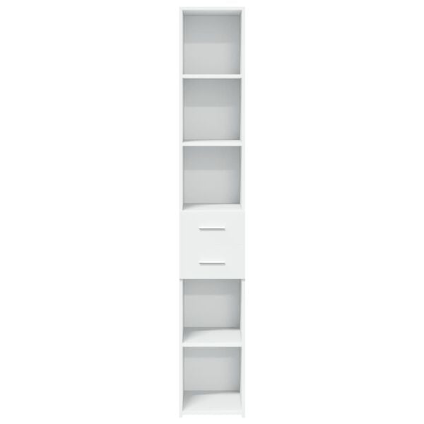 vidaXL Highboard White 30x42.5x185 cm Engineered Wood