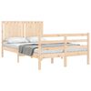 vidaXL Bed Frame without Mattress 120x200 cm Solid Wood