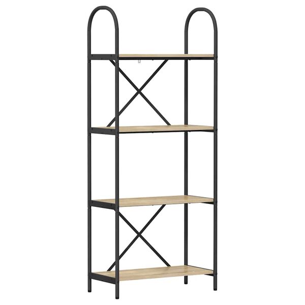 vidaXL Bookshelf Sonoma Oak 60 x 30 x 146 cm Engineered wood