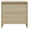 vidaXL Bedside Cabinet Sonoma Oak 45x34x44.5 cm Engineered Wood