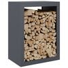 vidaXL Firewood Rack Anthracite 60x40x80 cm Steel
