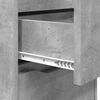 vidaXL Bedside Tables with Drawer 2 pcs Concrete Grey 40 x 30 x 467 cm