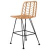 vidaXL Bar Stools 2 pcs 45x56x103.5 cm PE Rattan and Steel
