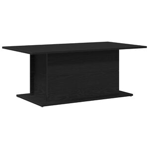 vidaXL Coffee Table Black Oak 102 x 55.5 x 40 cm Engineered Wood