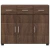 vidaXL Sideboard Brown Oak 88.5 x 30.5 x 73 cm Engineered Wood