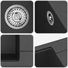 vidaXL Sink Black 560 x 460 mm 80% Quartz and 20% Resin