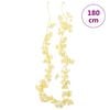 vidaXL Flower Garlands 6 pcs Champagne 180 cm