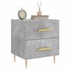 vidaXL Bedside Cabinet Concrete Grey 40x35x47.5 cm Engineered Wood