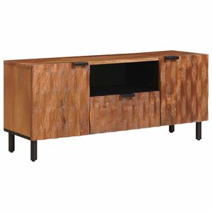 vidaXL TV Cabinet with Drawer Acacia Brown Finish 105 x 33 x 46 cm
