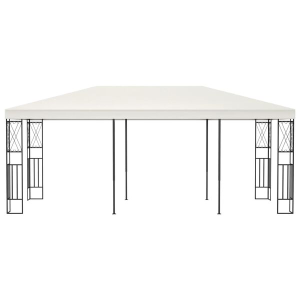 vidaXL Gazebo 3x6 m Cream Fabric