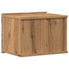 vidaXL Wall-mounted Bedside Cabinet Artisan Oak 40x32x30 cm