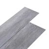 vidaXL Flooring Planks 2.51 m&sup2; 18 pcs PVC Matte wood grey