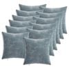 vidaXL Cushion Cover 12 pcs HEERLEN Light Blue 40 x 40 cm