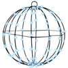 vidaXL Ball Cold white 30 x 30 x 32 cm Metal 96 LEDs