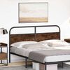 vidaXL Replace Headboard Smoked Oak 160 cm Steel and Engineered Wood