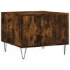 vidaXL Coffee Tables 2 pcs Smoked Oak 50x50x40 cm Engineered Wood