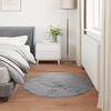 vidaXL Faux Sheepskin Rug Tafalla Grey &Oslash; 100 cm Polyester