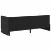 vidaXL Corner Bed Frame with Headboard Black 80 cm x 200 cm Velvet