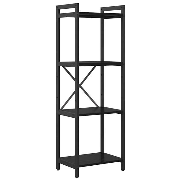vidaXL Bookshelf Black Oak 40 x 30 x 119 cm Engineered Wood