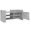 vidaXL TV Cabinet Concrete Grey 80x35x40 cm Engineered Wood