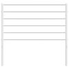 vidaXL Metal Headboard White 80 cm