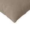 vidaXL Sofa Pillows 2 pcs Taupe 120 x 40 cm Fabric