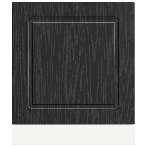 vidaXL Kitchen Cabinet Kalmar Black Oak 60 x 1.5 x 67 cm