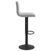 vidaXL Bar Stools 2 pcs Light Grey Velvet