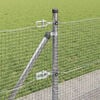vidaXL Fence Post Silver 100 x 0.6 m (16 x 16 mm mesh) Steel