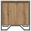 vidaXL Bathroom Sink Cabinet with Storage Artisan Oak 60 x 35 x 60 cm