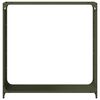 vidaXL Firewood Rack Olive Green 90x28x90 cm Cold-rolled steel