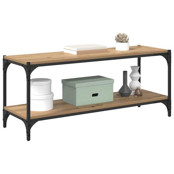 vidaXL TV Cabinet Artisan Oak 100 x 33 x 41 cm