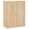 vidaXL Wall Mounted Cabinets 2 pcs Sonoma Oak Engineered Wood