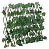 vidaXL Artificial Grape Leaf Trellis Expandable Green 180x60 cm