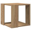 vidaXL Coffee Table Artisan Oak 32 x 32 x 30 cm Engineered Wood