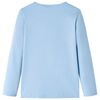 Kids' T-shirt with Long Sleeves Light Blue 128