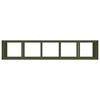 vidaXL Planter Olive Green 200x40x80 cm Cold-rolled Steel