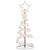vidaXL LED Christmas Tree with Baubles 80 LEDs Warm White 120 cm
