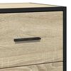 vidaXL Sideboard Sonoma Oak 68x35x76 cm Engineered Wood
