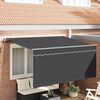 vidaXL Retractable Awning Retractable Anthracite 300 x 200 cm Fabric