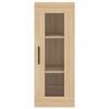 vidaXL Wall Mounted Cabinet Sonoma Oak 34.5x34x90 cm