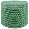 vidaXL Jute Rope Green 100% Tossa jute