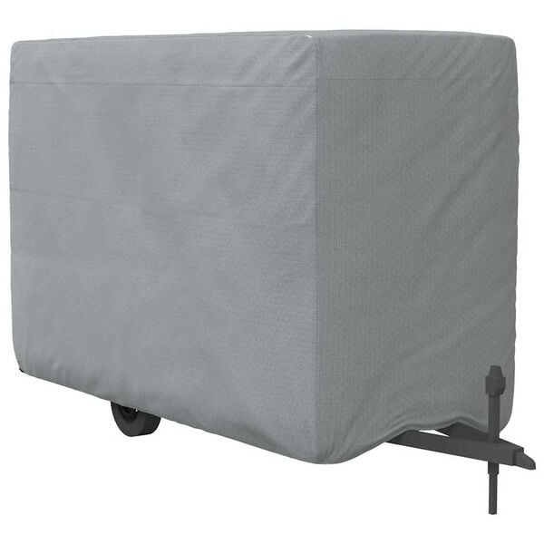 vidaXL Horse Trailer Cover Grey 396x178x250 cm Non-woven Fabric