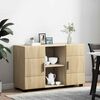 vidaXL Sideboard with Shelf FLORIN Sonoma Oak 88.5 x 30.5 x 55.5 cm
