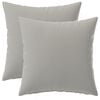 vidaXL Cushion Cover 2 pcs HEERLEN Grey 40 x 40 cm Polyester