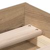 vidaXL Bed Frame without Mattress Artisan Oak 120x200cm Engineered Wood