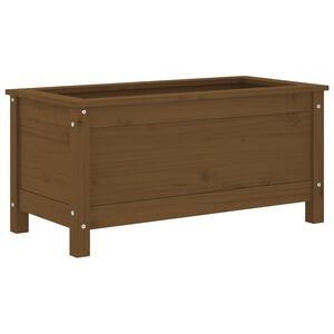 vidaXL Garden Planter Honey Brown 82,5x40x39 cm Solid Wood Pine