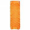 vidaXL Self Inflating Camping Mattress with Pillow 1-Person Orange