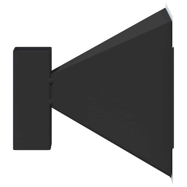 vidaXL Pellet Trap Black 17 x 17 cm Steel