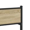 vidaXL Metal Bed Frame without Mattress Sonoma Oak 100x190 cm